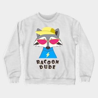 racoon dude Crewneck Sweatshirt